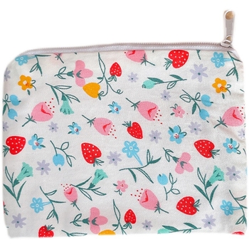 Novčanik za sitne novce od platna s floralnim uzorkom, svjež i sladak stil, bez podstave, za žene