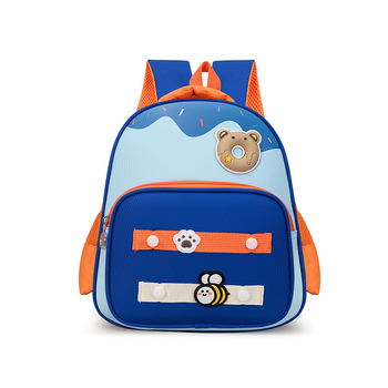 Rucsac pentru copii cu design de desene animate, unisex, destinat grădiniței, pentru copii între 3 și 6 ani, ușor și respirabil, material Oxford, bretele curbate.
