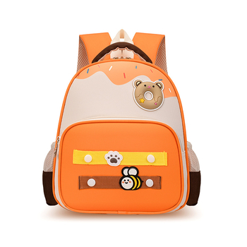 Rucsac pentru copii cu design de desene animate, unisex, destinat grădiniței, pentru copii între 3 și 6 ani, ușor și respirabil, material Oxford, bretele curbate.