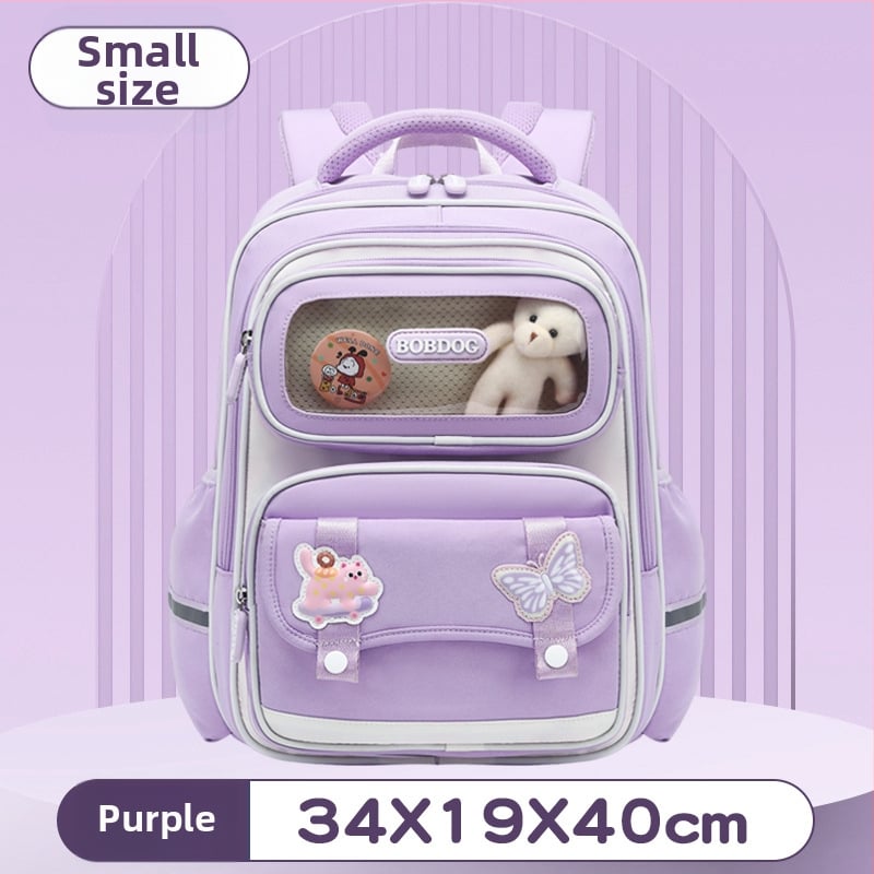 Унисекс ученическа раница за 1-6 клас, голям капацитет, Oxford плат, дишаща, водоустойчива, презрамки с въздушна подложка