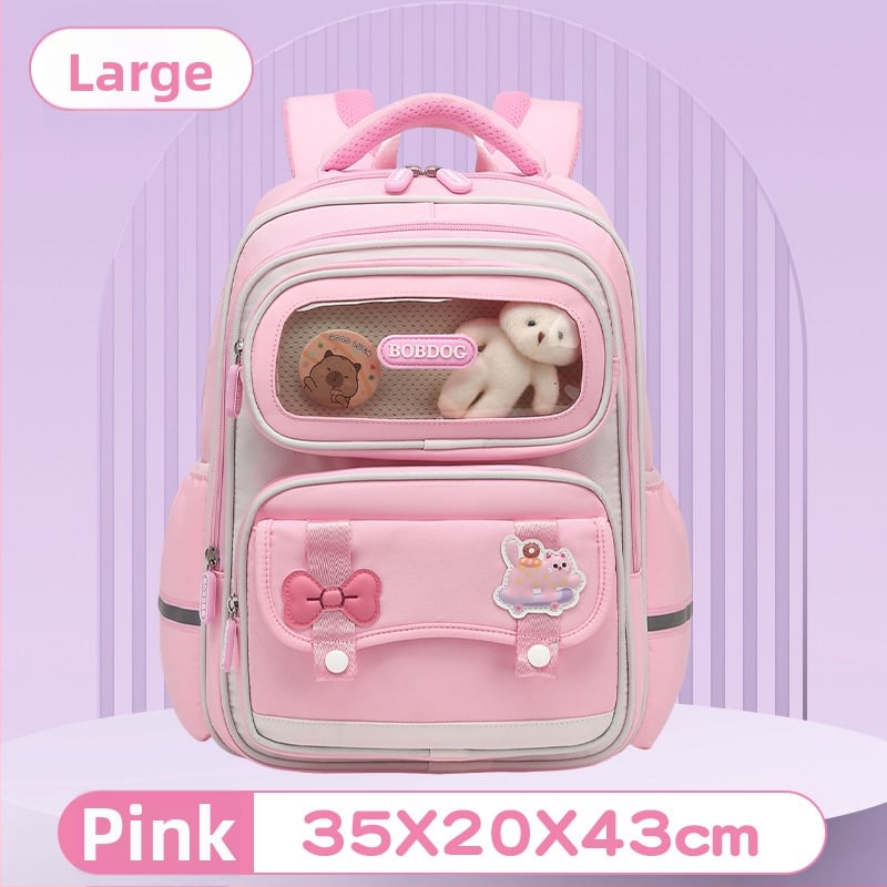 Унисекс ученическа раница за 1-6 клас, голям капацитет, Oxford плат, дишаща, водоустойчива, презрамки с въздушна подложка