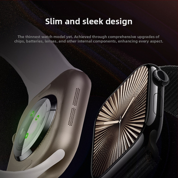 Ceas inteligent S10 cu ecran AMOLED, autonomie baterie 15–21 zile, rezistență la apă pentru înot, plăți NFC, monitorizarea ritmului cardiac