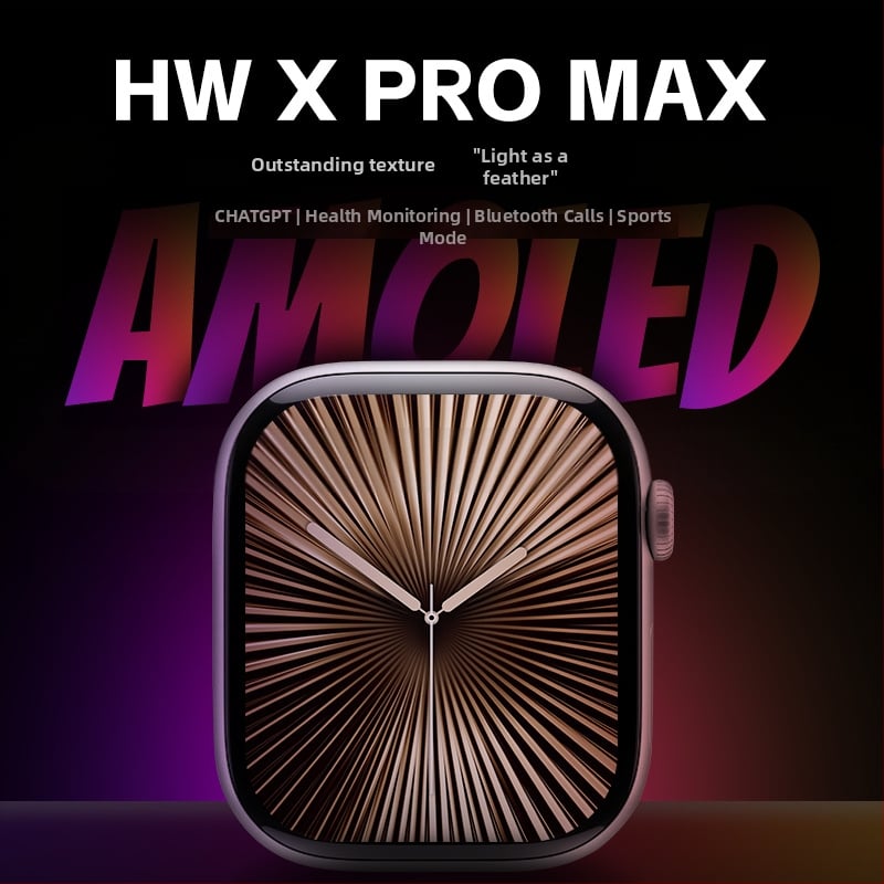 Ceas inteligent S10 cu ecran AMOLED, autonomie baterie 15–21 zile, rezistență la apă pentru înot, plăți NFC, monitorizarea ritmului cardiac