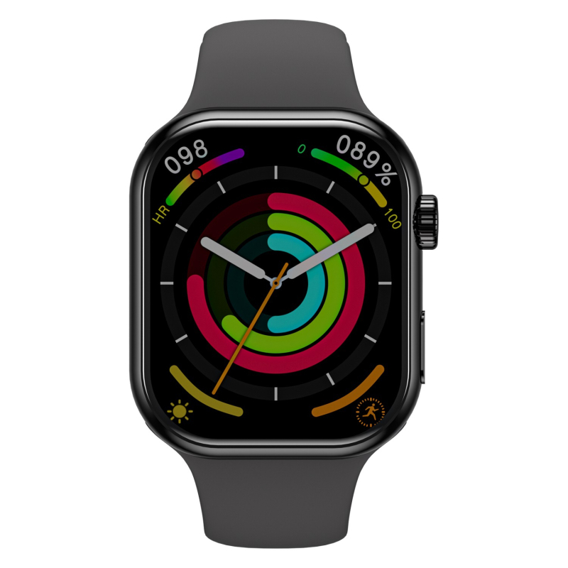 Ceas inteligent S10 cu ecran AMOLED, autonomie baterie 15–21 zile, rezistență la apă pentru înot, plăți NFC, monitorizarea ritmului cardiac