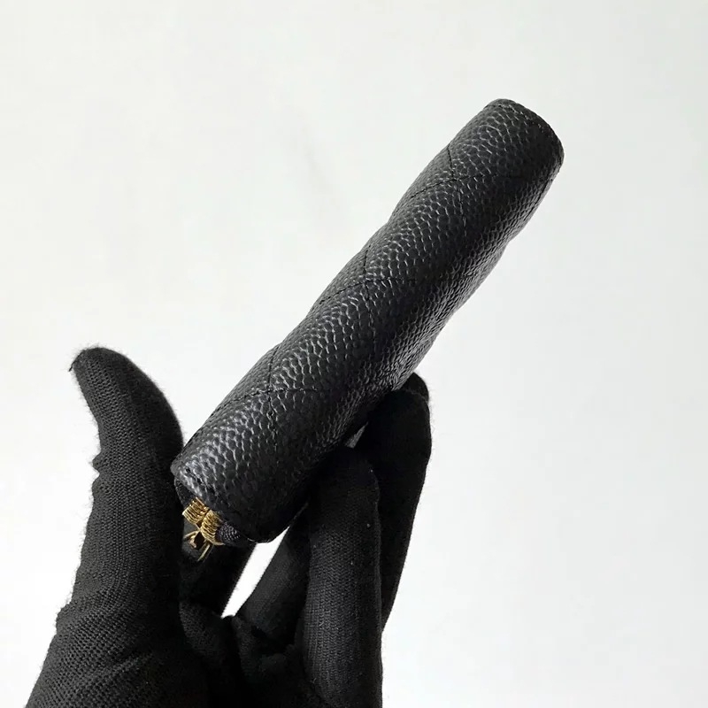 Portofel pentru monede - Piele naturală cu textură din lână de oaie, design unitar, model 69271, căptușeală poliester-bumbac