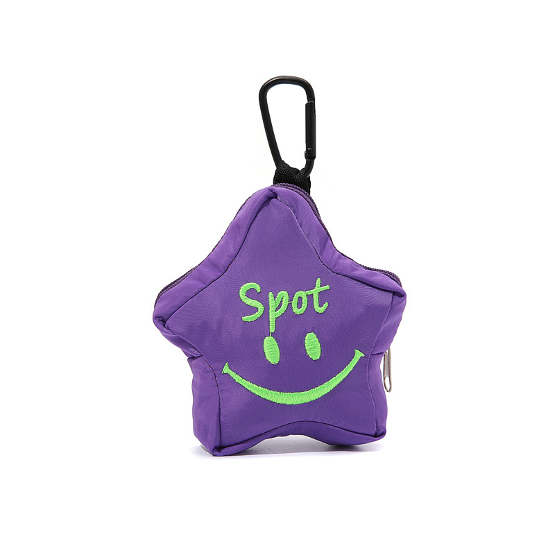 Portofel pentru monede cu buzunar pentru căști – ultra-ușor, poliester, stil stradal, pentru ambele sexe, imprimare logo