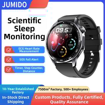 F210 Pametni sat s kružnim zaslonom – praćenje otkucaja srca, sna, krvnog tlaka i SpO2, Bluetooth pozivi, 7–14 dana trajanja baterije, kućište od titanija