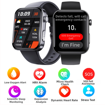 Pametni sat F310 s ECG-om, praćenjem otkucaja srca, krvnim tlakom, zasićenjem kisikom i praćenjem sna