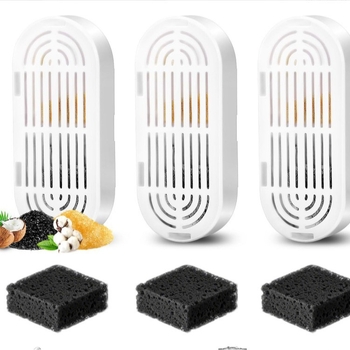 Petwant Element filtrant universal cu carcasă din plastic pentru dozatorul automat de apă pentru animale de companie – pliabil, detașabil, compatibil cu pisici și câini