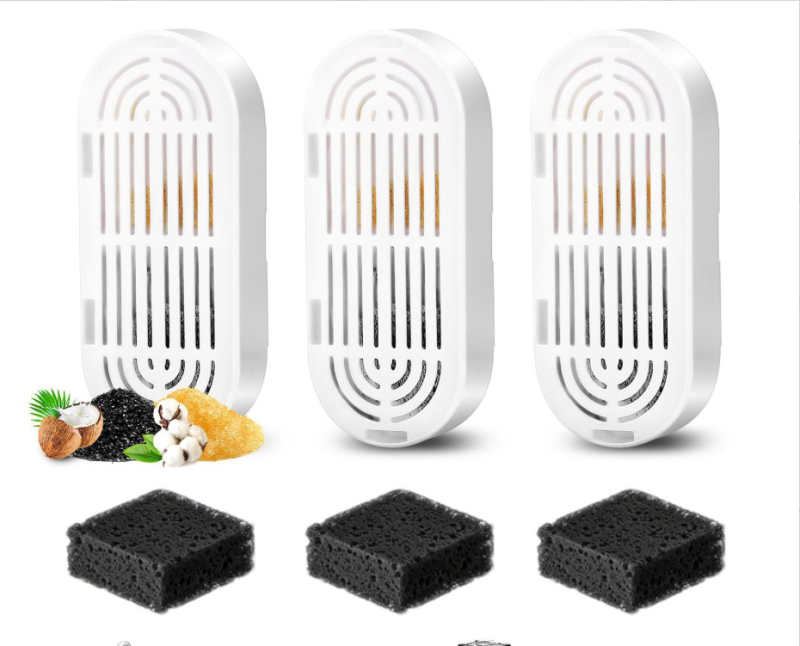 Petwant Element filtrant universal cu carcasă din plastic pentru dozatorul automat de apă pentru animale de companie – pliabil, detașabil, compatibil cu pisici și câini