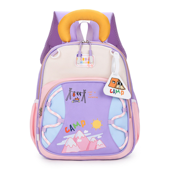 Rucsac pentru grădiniță cu design patchwork, respirabil, ultraușor, rezistent la uzură, pliabil, imprimeu anime, bretele curbate