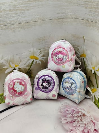 Novčanik za kovanice s dizajnom crtanih životinja, PU materijal, unisex, uzorak anime i crtani filmovi