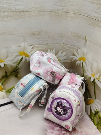 Novčanik za kovanice s dizajnom crtanih životinja, PU materijal, unisex, uzorak anime i crtani filmovi