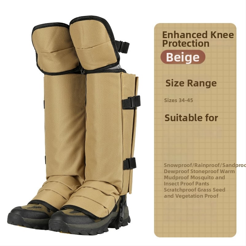 TPU cipőgaiter hosszú cső, uniszex, téli–ősz sivatagi túrákhoz