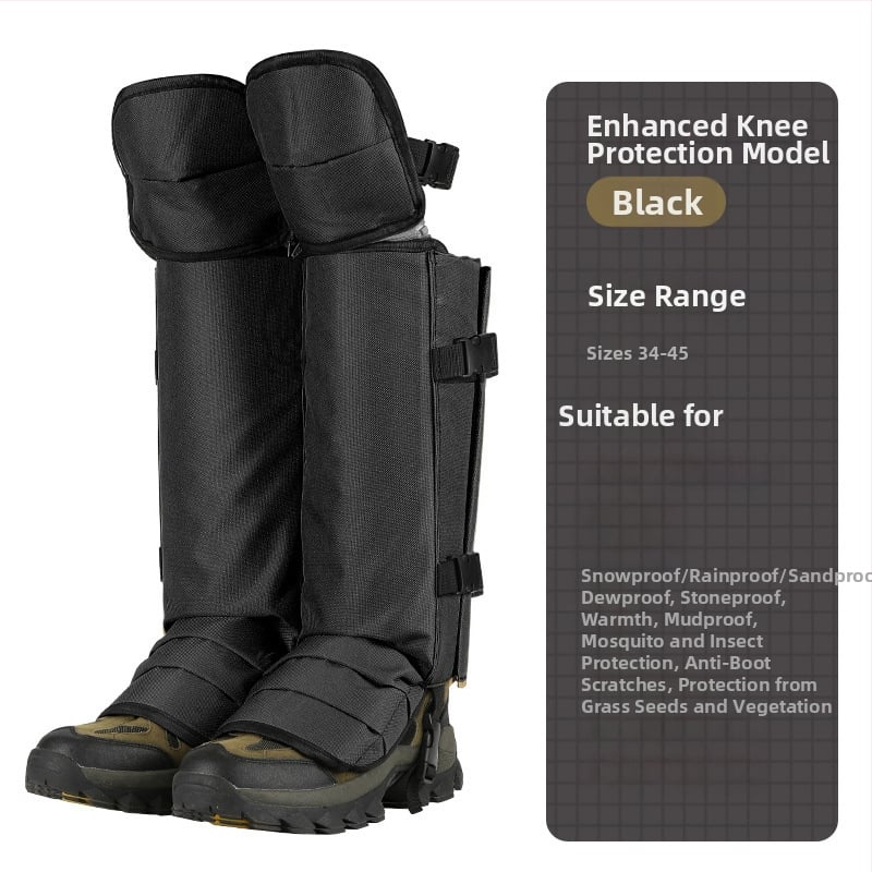 TPU cipőgaiter hosszú cső, uniszex, téli–ősz sivatagi túrákhoz