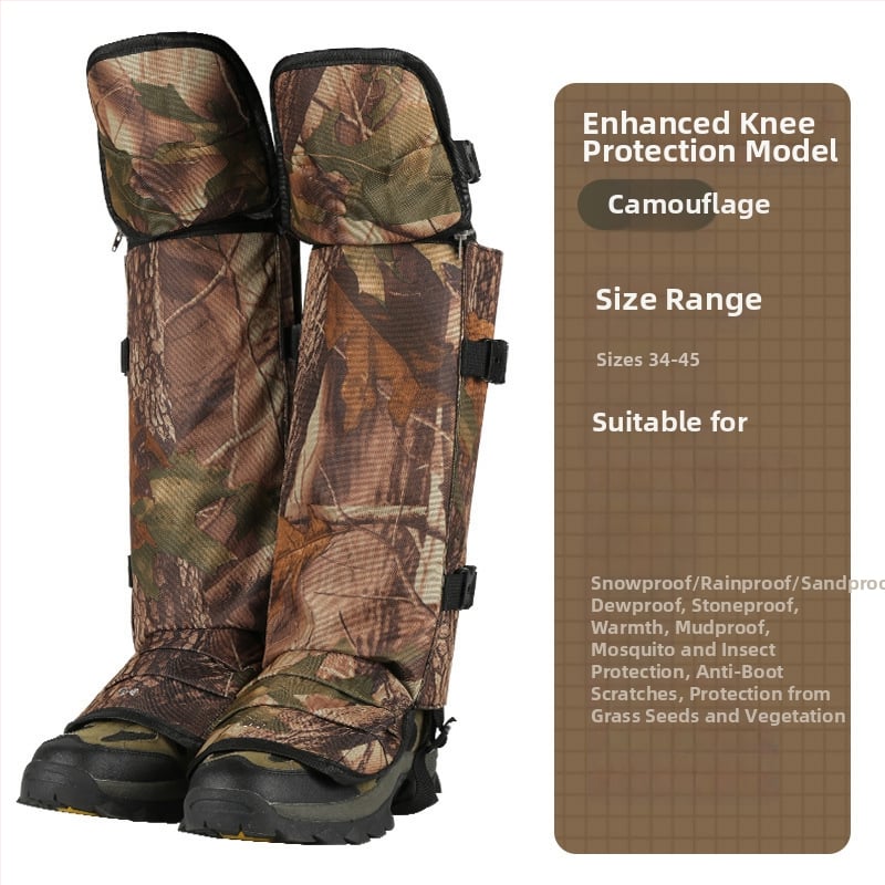 TPU cipőgaiter hosszú cső, uniszex, téli–ősz sivatagi túrákhoz