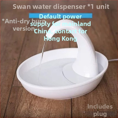 PioneerPet Swan Distribuitor de apă pentru animale de companie – pentru câini și pisici, detașabil, greutate 0,65 kg