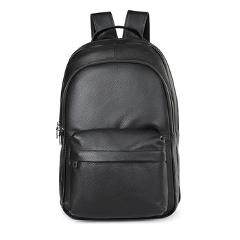 Rucsac din piele naturală de nivel superior pentru bărbați, 20-35L, încăpe laptop de 15 inch, panou dorsal ergonomic, impermeabil