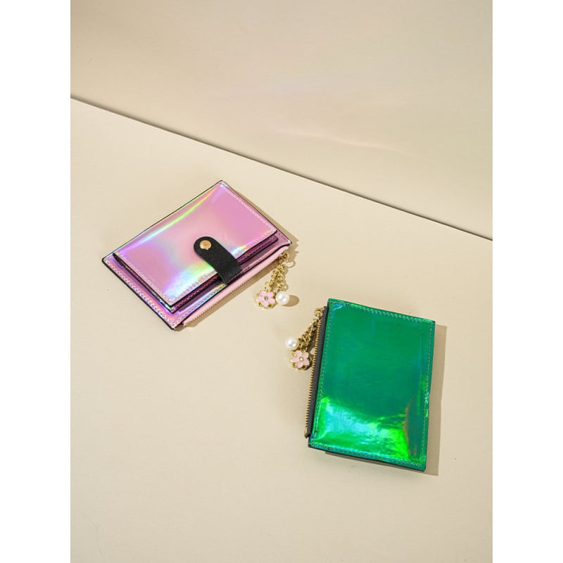 Монетник PVC, стил уличен тренд, подплата полиестер, пролет 2024, за жени