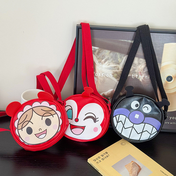 Dječja crossbody torba - japanskog stila crtani motiv, PU materijal, lagana, otporna na trošenje, podstava od poliestera