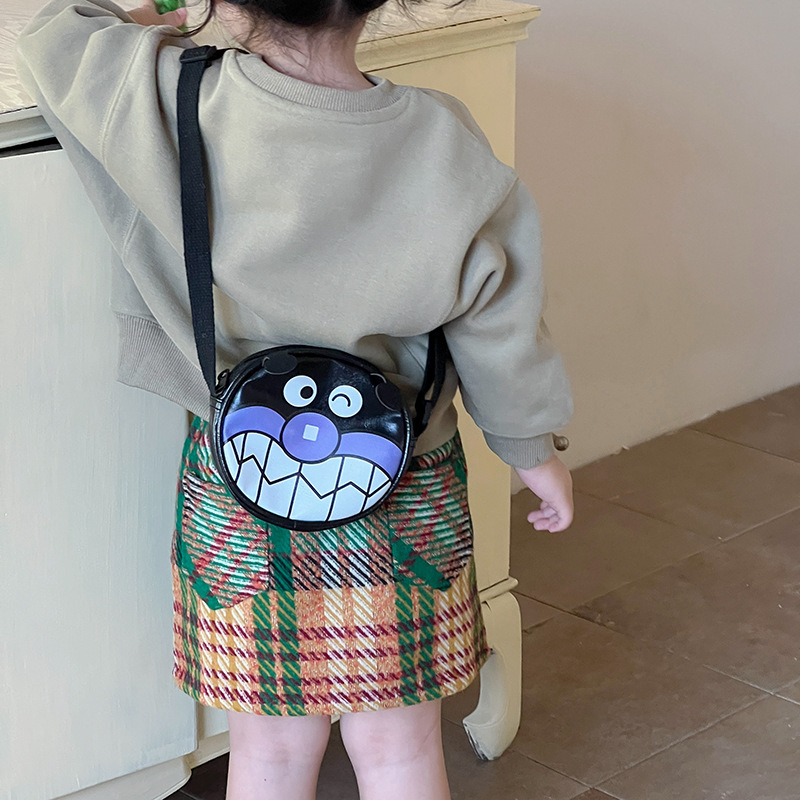 Dječja crossbody torba - japanskog stila crtani motiv, PU materijal, lagana, otporna na trošenje, podstava od poliestera