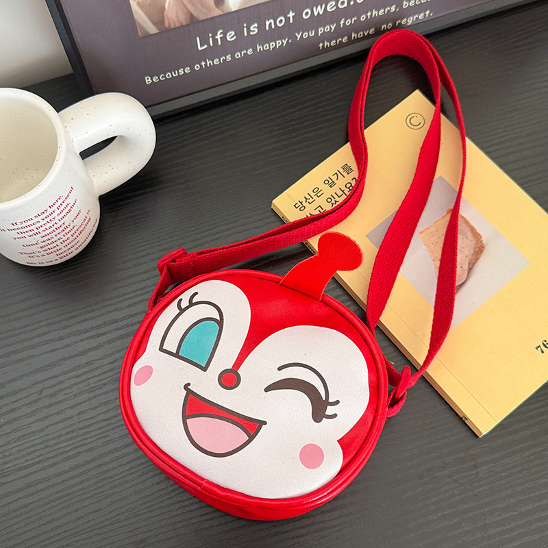 Dječja crossbody torba - japanskog stila crtani motiv, PU materijal, lagana, otporna na trošenje, podstava od poliestera