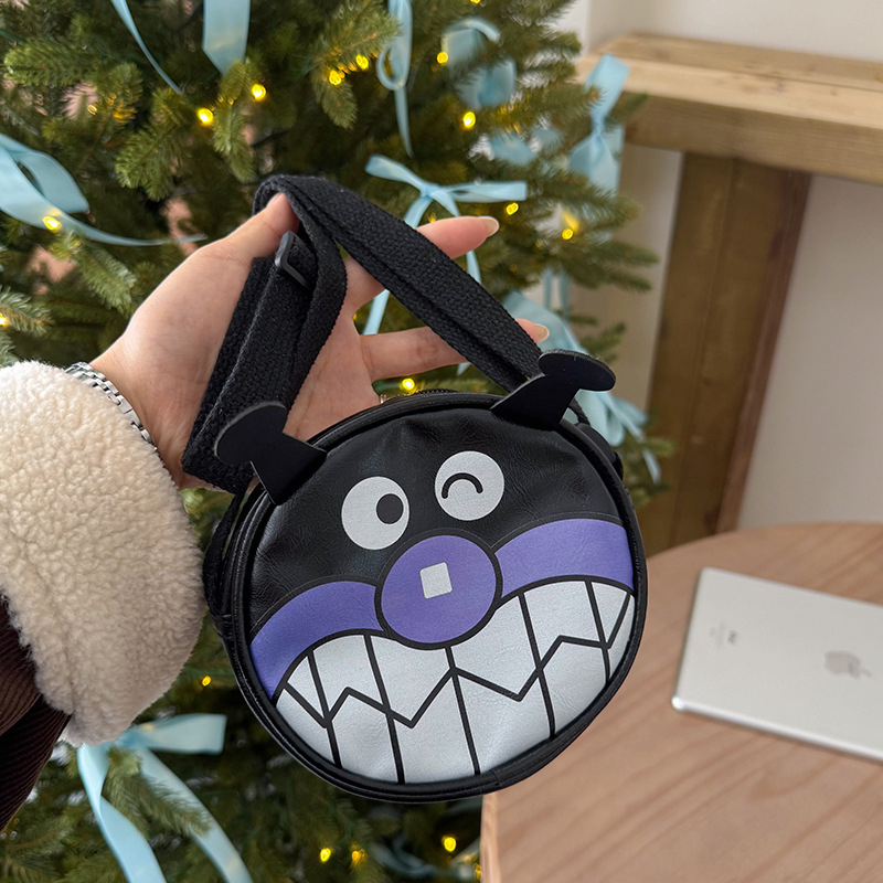 Dječja crossbody torba - japanskog stila crtani motiv, PU materijal, lagana, otporna na trošenje, podstava od poliestera