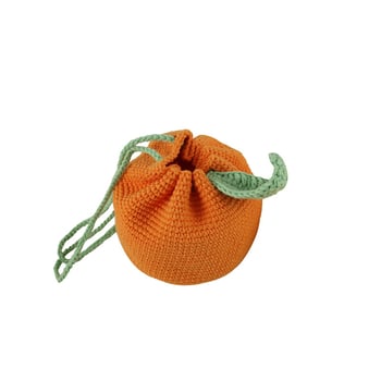 Монетник от вълна с плоден модел, свеж и сладък стил, джобен тип портфейл