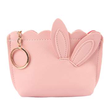 Монетник от PU кожа, модел 9009, шарка 51709658, стил свеж и сладък, за жени