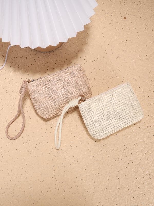 Монетник от слама — ултралек, с едно сгъване, преносим клъч за ключове и карти