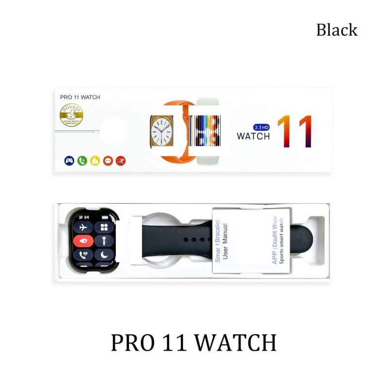 Pro11 pametni sat s Bluetooth pozivom, IPS zaslon, praćenje otkucaja srca i razine zasićenja krvi kisikom, bežično punjenje