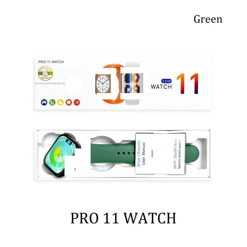 Pro11 pametni sat s Bluetooth pozivom, IPS zaslon, praćenje otkucaja srca i razine zasićenja krvi kisikom, bežično punjenje