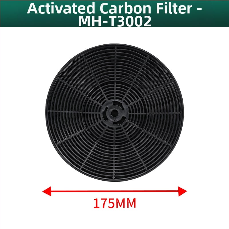 Manhe филтър с активен въглен за кухненски аспиратор, модел Activated carbon, повърхностен монтаж