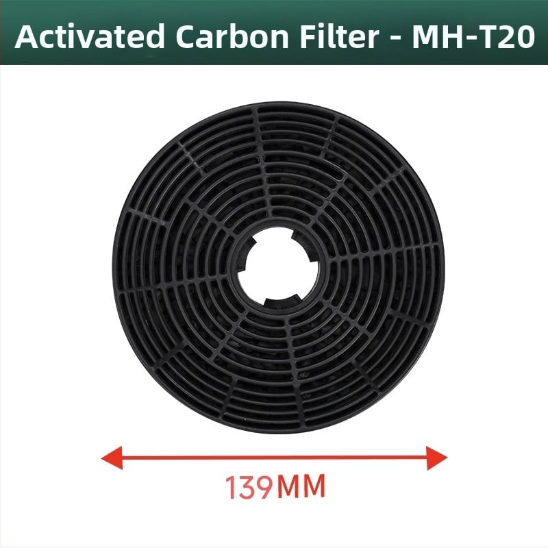 Manhe филтър с активен въглен за кухненски аспиратор, модел Activated carbon, повърхностен монтаж