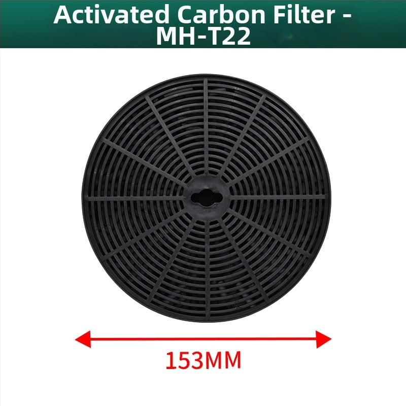 Manhe филтър с активен въглен за кухненски аспиратор, модел Activated carbon, повърхностен монтаж
