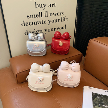 Dječja crossbody torba s mačjim ušima i anime uzorkom, ultra lagana PU tkanina, BM-1211, 1 preklop novčanik