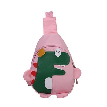 Dječja torba preko ramena s dinosaurusom - unisex, Oxford tkanina, lagana, bez podstavke, karikaturni dizajn