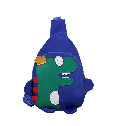 Dječja torba preko ramena s dinosaurusom - unisex, Oxford tkanina, lagana, bez podstavke, karikaturni dizajn
