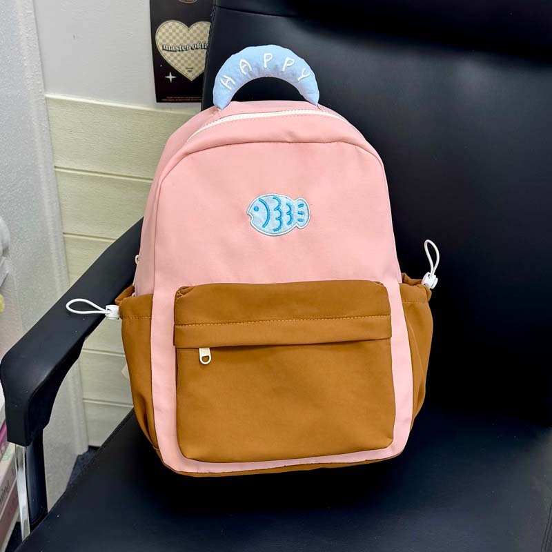 Unisex nylon ruksak s vodootpornom tkaninom, ulični stil, kapacitet ispod 20 L, džep za prijenosno računalo.
