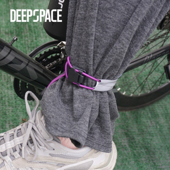 DEEPSPACE reflektirajuće zaštitne nogavice za biciklizam i noćno trčanje uz mogućnost prilagodbe