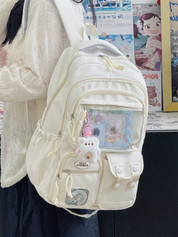 Ученическа раница с плат Oxford, дишащ дизайн, презрамки с въздушно подплъване, подплата от полиестер, подходяща за ученици от 3-4 клас