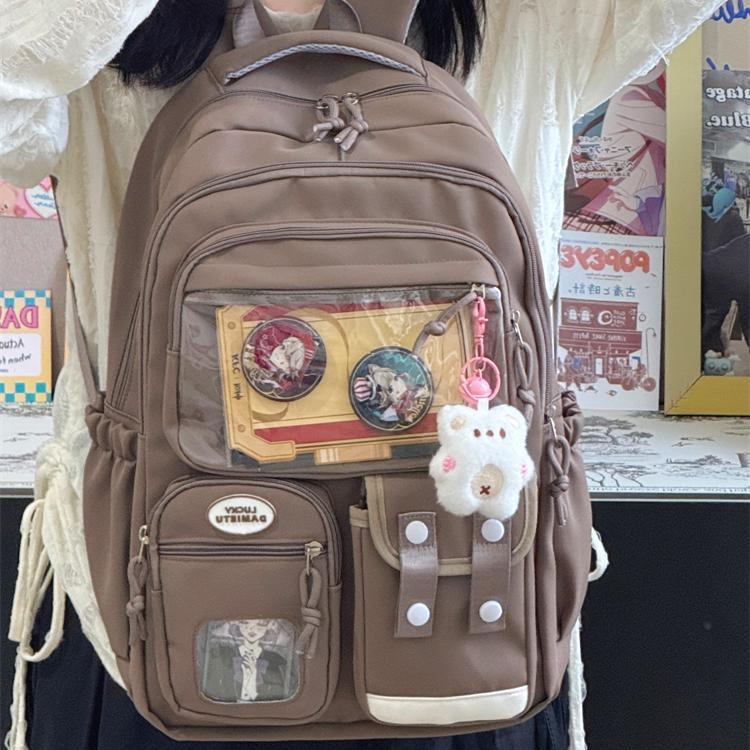 Ученическа раница с плат Oxford, дишащ дизайн, презрамки с въздушно подплъване, подплата от полиестер, подходяща за ученици от 3-4 клас