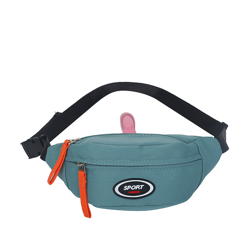 Dječja torba za prsa u korejskom stilu s uzorkom slova, lagana crossbody, unisex, najlon, prozračna, ljeto 2025