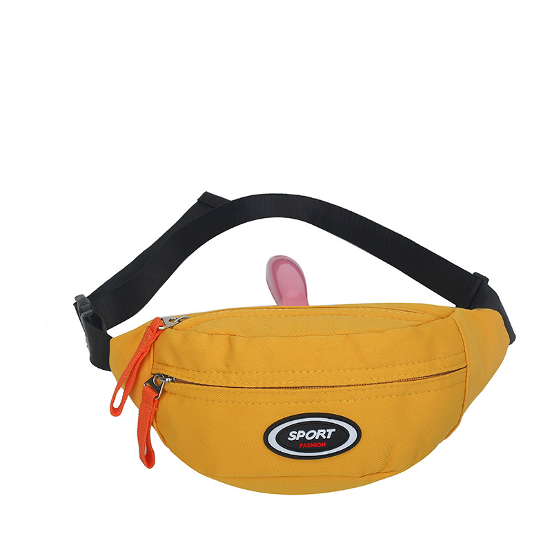 Dječja torba za prsa u korejskom stilu s uzorkom slova, lagana crossbody, unisex, najlon, prozračna, ljeto 2025