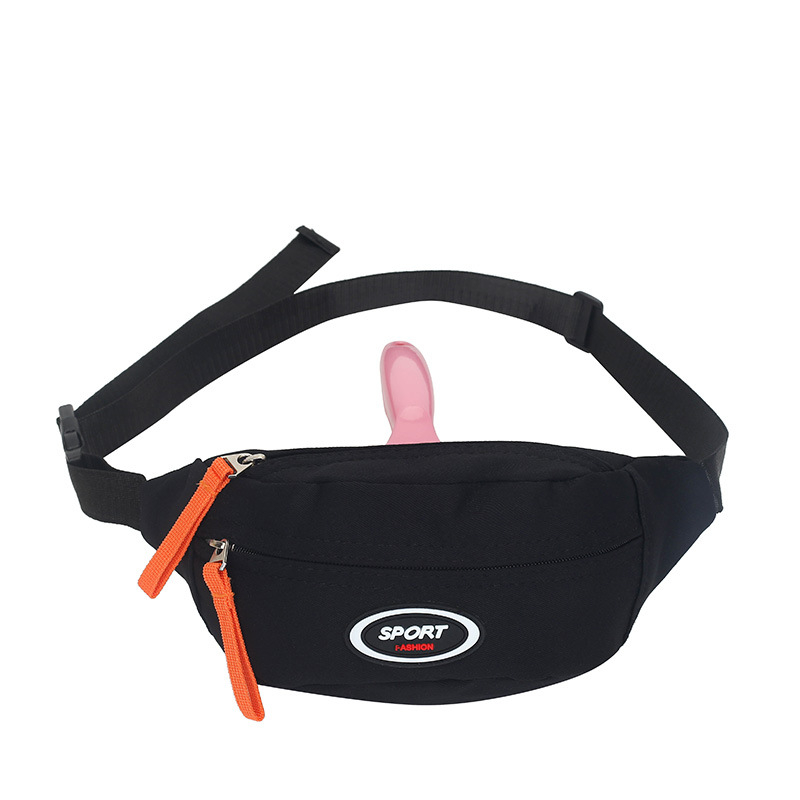 Dječja torba za prsa u korejskom stilu s uzorkom slova, lagana crossbody, unisex, najlon, prozračna, ljeto 2025