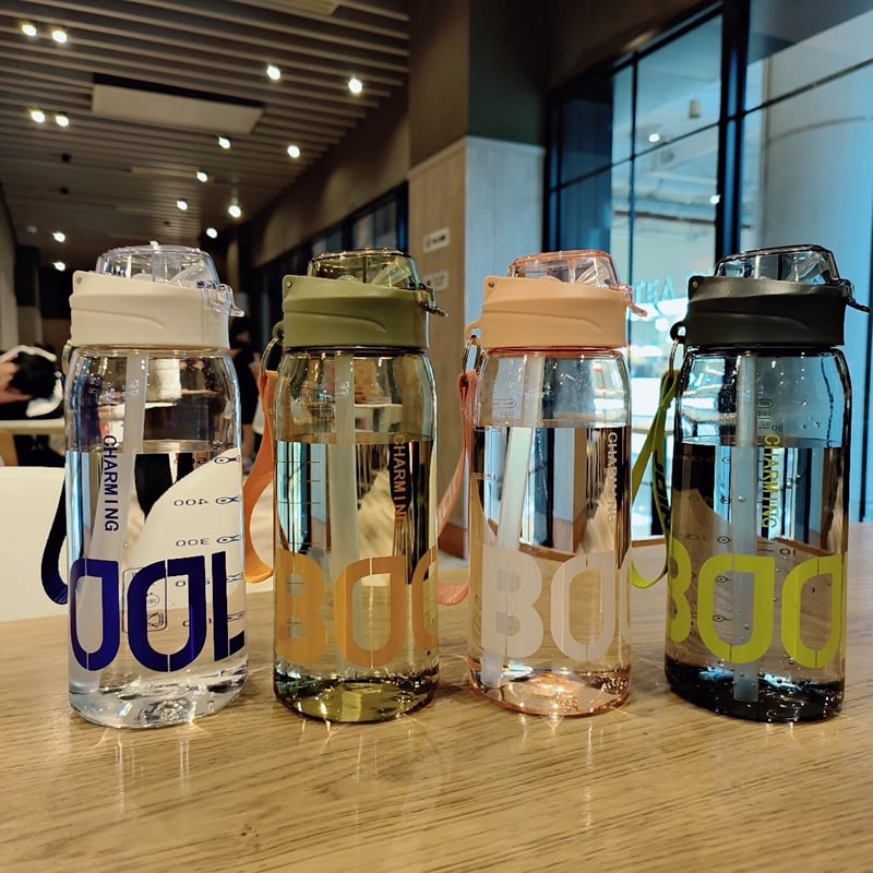 Sippel Cup със сламка, PC материал, висока температурна устойчивост, еднослойна конструкция, печатано лого.