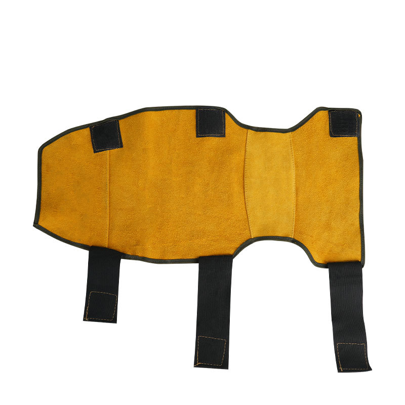 Genunchiere pentru sudură din piele de vită, 400 g, pentru sudură, tăiere, șlefuire