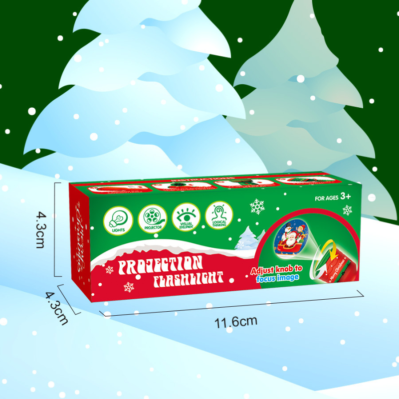 Projection flashlight εκπαιδευτικό παιχνίδι για παιδιά με φωτεινά μοτίβα, προάγει την όραση και την γνωστική ανάπτυξη, ηλικία 4–6 ετών, πλαστικό