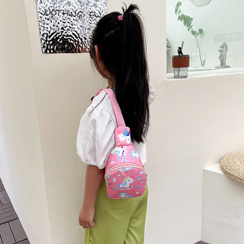 Dječja crossbody torba s motivom dinosaura — najlon materijal, ultra lagana, protiv krađe, otporna na habanje, za svakodnevnu upotrebu