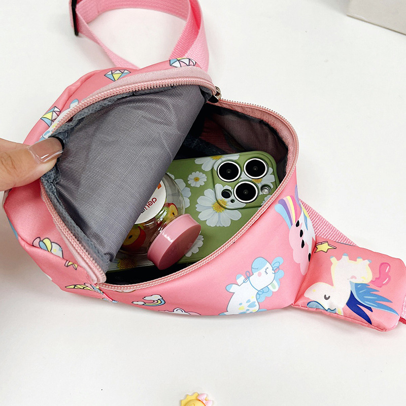 Dječja crossbody torba s motivom dinosaura — najlon materijal, ultra lagana, protiv krađe, otporna na habanje, za svakodnevnu upotrebu